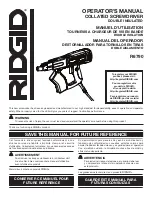 RIDGID R6790 Operator'S Manual preview