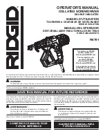 RIDGID R6791 Operator'S Manual preview