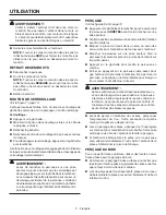 Предварительный просмотр 18 страницы RIDGID R7001 Operator'S Manual