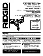 RIDGID R71211 Operator'S Manual preview