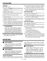 Preview for 20 page of RIDGID R71211 Operator'S Manual