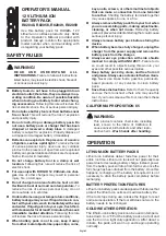 Preview for 1 page of RIDGID R82048 Operator'S Manual