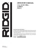 Предварительный просмотр 18 страницы RIDGID R840011 Operator'S Manual