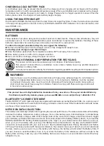 Preview for 3 page of RIDGID R8400806 Operator'S Manual