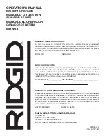 Предварительный просмотр 16 страницы RIDGID R840094 Operator'S Manual