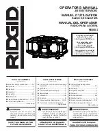 RIDGID R84083 Operator'S Manual preview