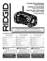 Preview for 1 page of RIDGID R84087 Operator'S Manual