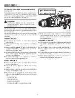 Предварительный просмотр 17 страницы RIDGID R8411511 Operator'S Manual