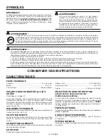 Preview for 14 page of RIDGID R842301 Operator'S Manual