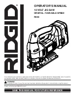 Предварительный просмотр 1 страницы RIDGID R843 Operator'S Manual