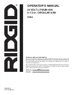 Предварительный просмотр 24 страницы RIDGID R855 Operator'S Manual