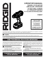 Предварительный просмотр 1 страницы RIDGID R86007 Operator'S Manual