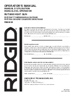 Предварительный просмотр 28 страницы RIDGID R860434 Operator'S Manual