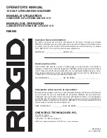 Preview for 16 page of RIDGID R86045 Operator'S Manual