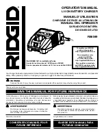 Preview for 1 page of RIDGID R86049 Operator'S Manual