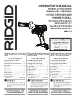 Предварительный просмотр 1 страницы RIDGID R86115 Operator'S Manual