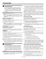 Предварительный просмотр 22 страницы RIDGID R861150 Operator'S Manual