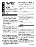 Предварительный просмотр 115 страницы RIDGID R8611503 Operator'S Manual