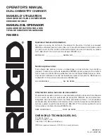 Предварительный просмотр 136 страницы RIDGID R8611503 Operator'S Manual