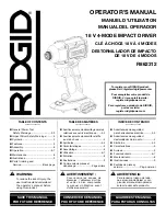 RIDGID R862312 Operator'S Manual preview