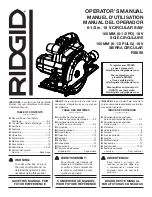 Предварительный просмотр 1 страницы RIDGID R8655 Operator'S Manual