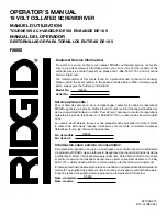 Предварительный просмотр 36 страницы RIDGID R8660 Operator'S Manual