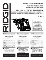 RIDGID R86710 Operator'S Manual preview