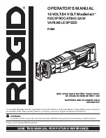 RIDGID R884 Operator'S Manual предпросмотр