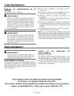 Предварительный просмотр 12 страницы RIDGID R9937 Operator'S Manual