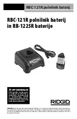 Предварительный просмотр 183 страницы RIDGID RBC-121R Manual