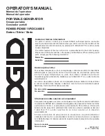 Preview for 74 page of RIDGID RD6800 Series Operator'S Manual