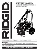 Preview for 1 page of RIDGID RD80746 Operator'S Manual