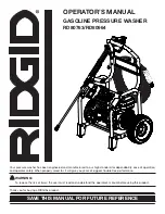 Preview for 1 page of RIDGID RD80763 Operator'S Manual