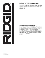 Предварительный просмотр 26 страницы RIDGID RD80770 Operator'S Manual