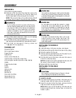 Preview for 12 page of RIDGID RD80944 Operator'S Manual