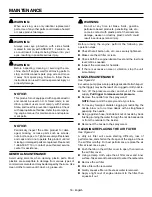 Предварительный просмотр 20 страницы RIDGID RD80945 Operator'S Manual