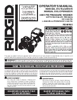 Preview for 1 page of RIDGID RD80955 Operator'S Manual