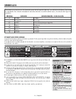 Предварительный просмотр 56 страницы RIDGID RD905712B Operator'S Manual