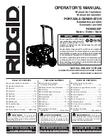 RIDGID RD906500P Series Operating Manual preview