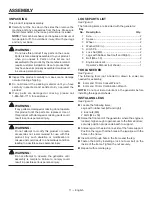 Preview for 17 page of RIDGID RD906500P Series Operating Manual