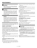 Preview for 22 page of RIDGID RD906500P Series Operating Manual