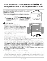 Preview for 32 page of RIDGID RD906500P Series Operating Manual