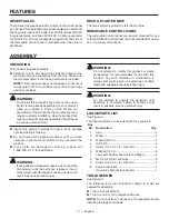 Предварительный просмотр 17 страницы RIDGID RD906812 Series Operator'S Manual