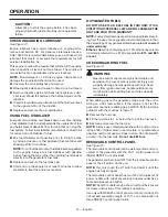 Предварительный просмотр 20 страницы RIDGID RD906812 Series Operator'S Manual