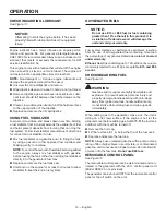 Предварительный просмотр 20 страницы RIDGID RD906812A Operator'S Manual