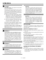 Preview for 19 page of RIDGID RD906814P Operator'S Manual