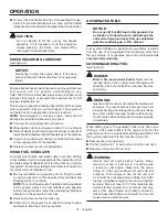 Preview for 20 page of RIDGID RD906814P Operator'S Manual