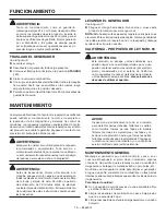 Preview for 62 page of RIDGID RD906814P Operator'S Manual