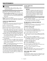 Preview for 23 page of RIDGID RD907000P Operator'S Manual