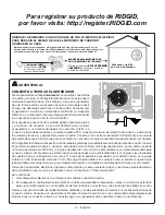 Preview for 48 page of RIDGID RD907000P Operator'S Manual